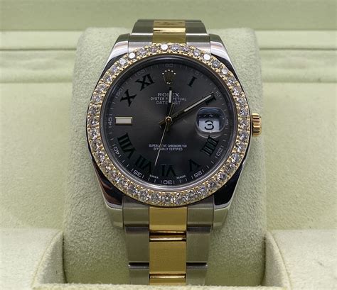 41mm rolex diamond bezel|rolex datejust diamond bezel 41mm.